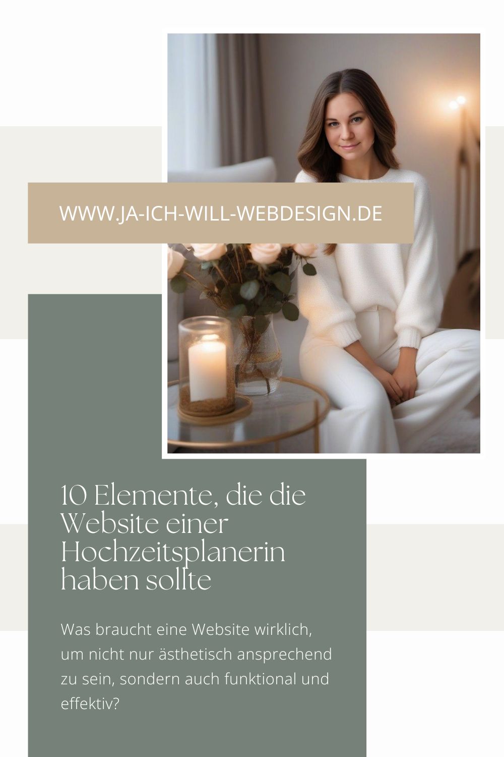 Pinterest Titel: 10 Elemente, die die Website einer Hochzeitsplanerin haben sollte