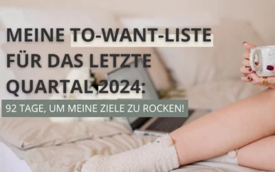 To-Want-Liste bis zum 31. Dezember 2024