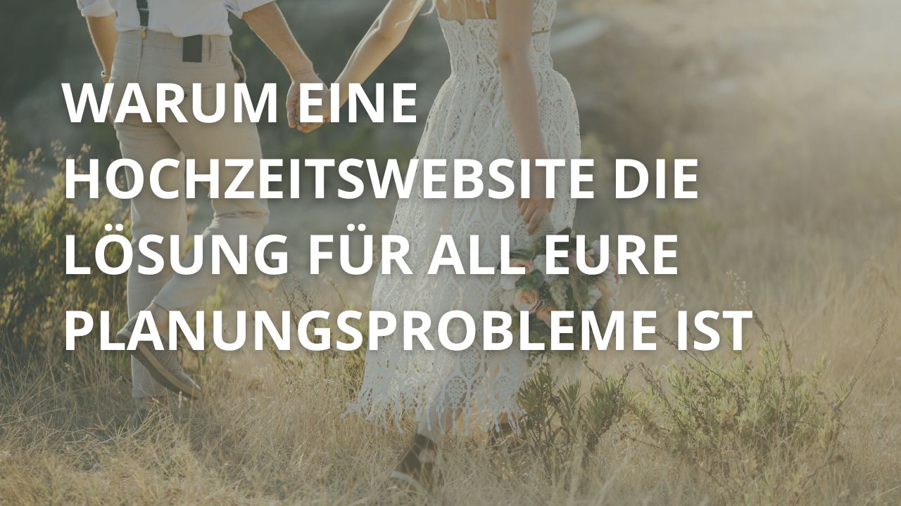 Hochzeiten – der schönste Tag im Leben, aber auch eine logistische Herausforderung. Jeder, der schon einmal eine Hochzeit geplant hat, weiß, dass es unzählige kleine Details gibt, die alle perfekt aufeinander abgestimmt sein müssen. Von den Einladungen über die Geschenkeliste bis hin zum genauen Ablaufplan – alles muss kommuniziert, abgestimmt und festgehalten werden. Dabei den Überblick zu behalten, ist oft gar nicht so einfach. Hier kommt die Hochzeitswebsite ins Spiel. Sie ist nicht nur ein modernes Tool, sondern vor allem eine wahre Rettung für Brautpaare, die sich in der Flut von Informationen, Absprachen und Details verlieren könnten.